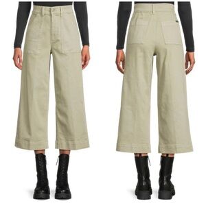 NWT Joes Jeans Wide Leg Ankle with Patch Pocket Desert Sage Green Sz 29